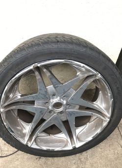 I set a 24 inch Dub wheels