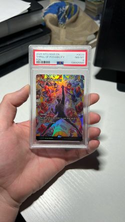 Spiderman MTG Foil Trading Card PSA 8