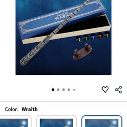 Rechargeable Light Up Magic Wand - Wraith Skull Design