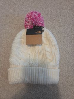North Face Beanie Hat Pom Fleece Brand New with tags