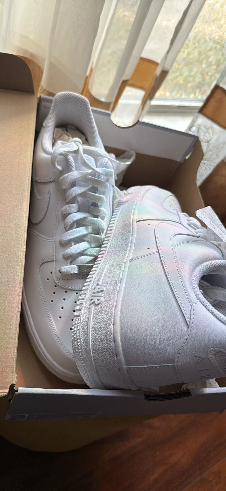 Brand New Air Force 1 '07 Size 13, complete with box, available for $100. Item is available for pickup in Powder Springs, GA 30127. If this post is st