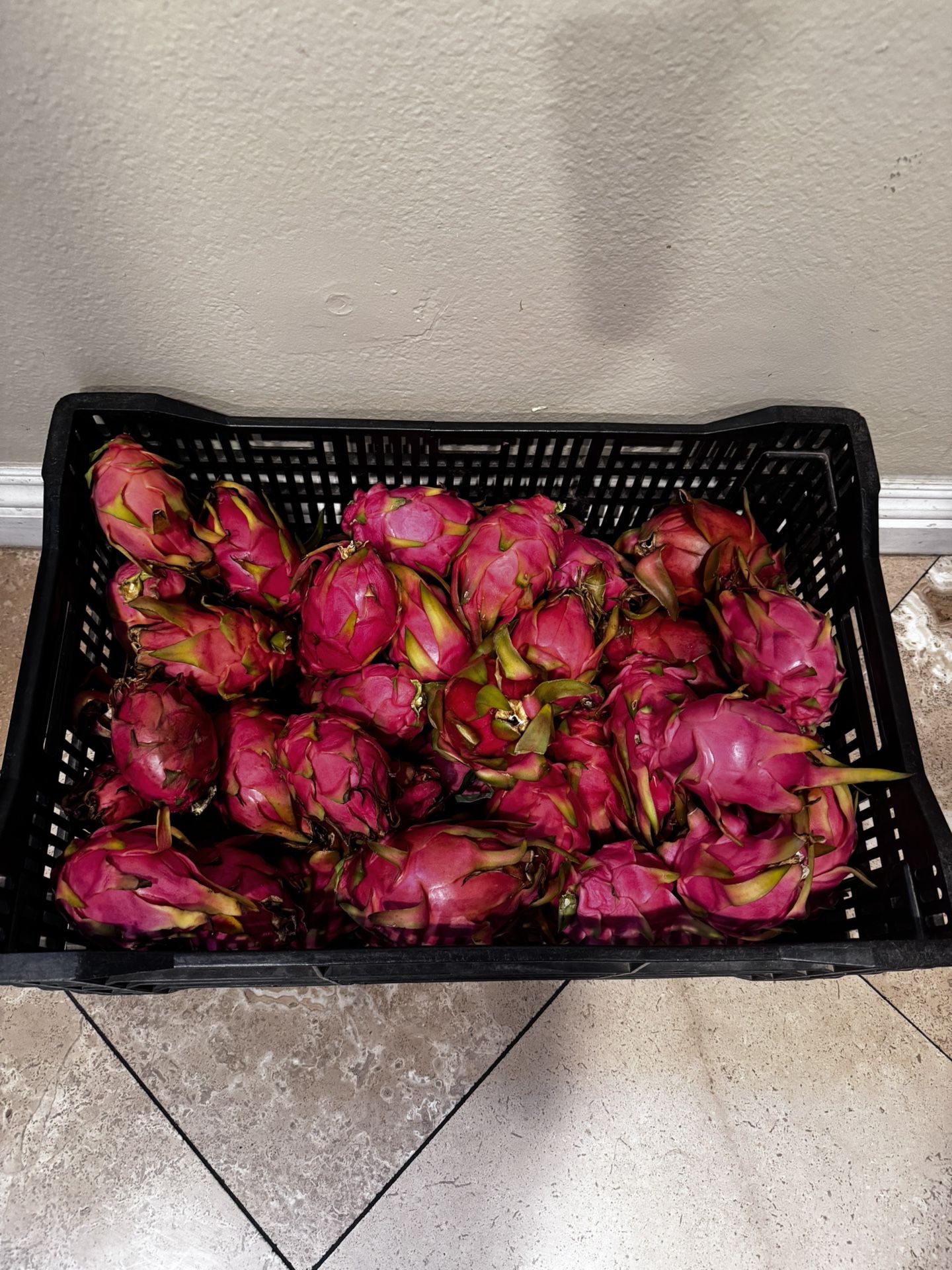 Pink Organic Pitayas or Dragon fruit Fresh Cut