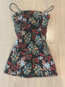 Cute Floral Mini Dress