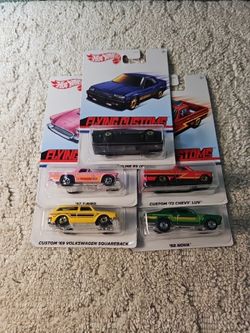 Hot Wheels 2019 (FLYING CUSTOMS)  Complete 5 Car Combo