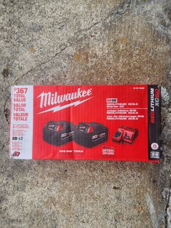 Milwaukee M18 Batteries And Charger
