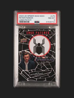 2023 UD Spider-Man NO WAY HOME Logo Patch LP-9 Tom Holland as Peter Parker