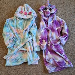 Girl's Unicorn Bathrobes