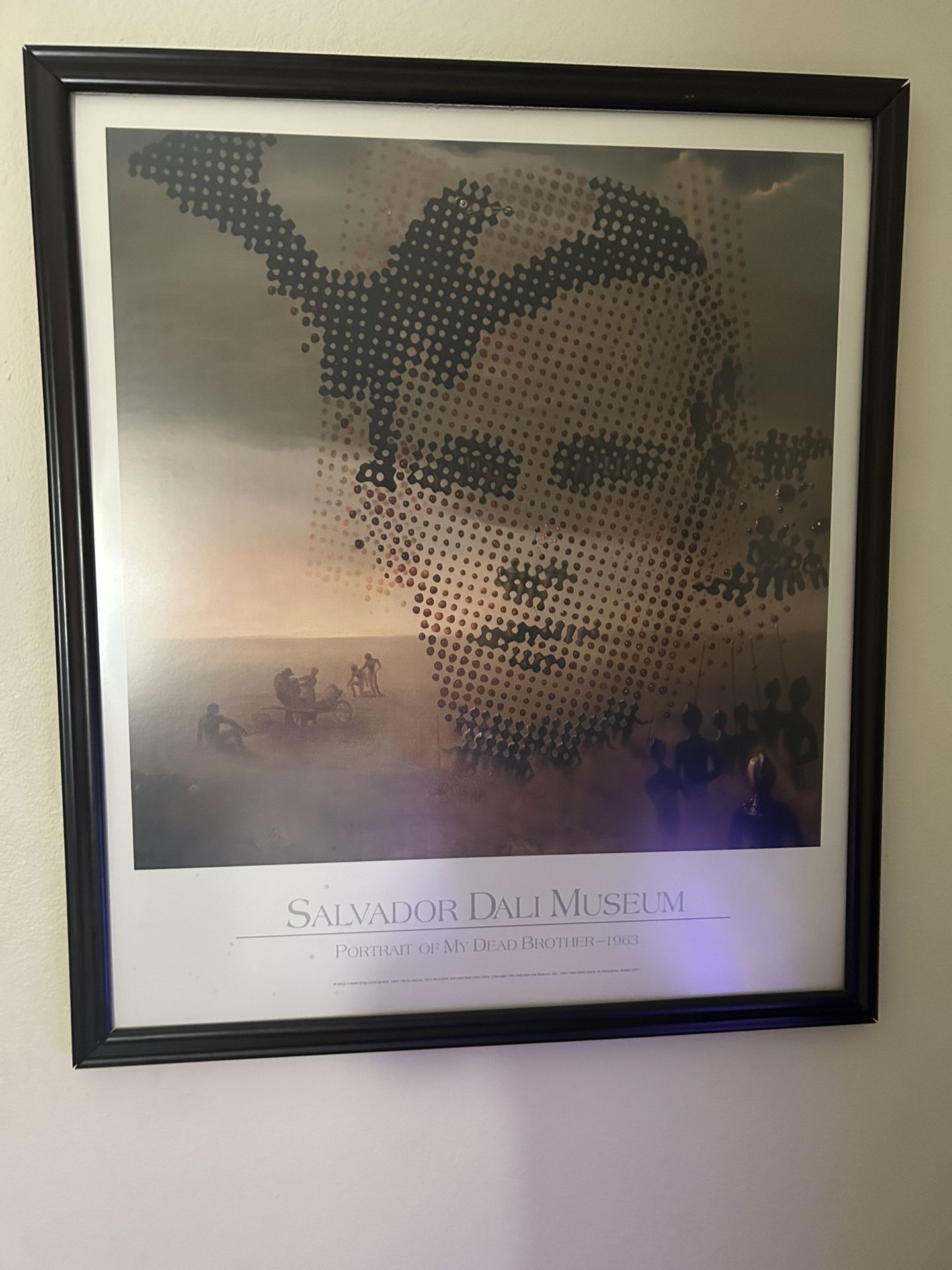 Framed Print Salvador Dali’s portrait of my dead brother, 1963
