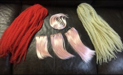 Hair pieces. None of them ever worn