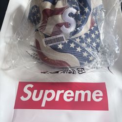 Supreme Pigment Coated S Logo 6-Panel