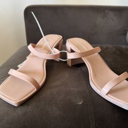Nude Heeled Sandal 
