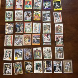Oakland Athletics Baseball Card Lot