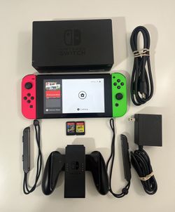 Nintendo Switch V1 Unpatched 2 Games