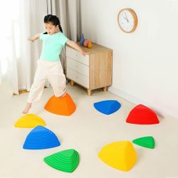 Endless Ways to Play & Ideal Daily Exercise Equipment】1 set of our balance stepping stones includes 11pcs blocks with 4 sizes (XL1, L3, M3, S4 ) for d