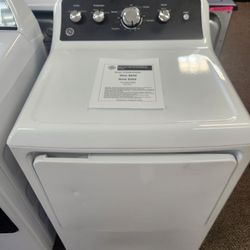 7.2 cu. ft. vented Electric Drver in White with Auto Dry and Extended Tumble