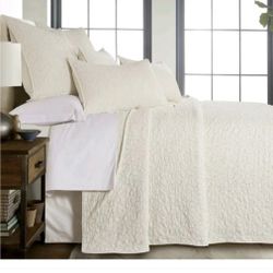 📀 Homthreads : King Bedspread Set (100% Polyester) - Beige *NEW*🌻