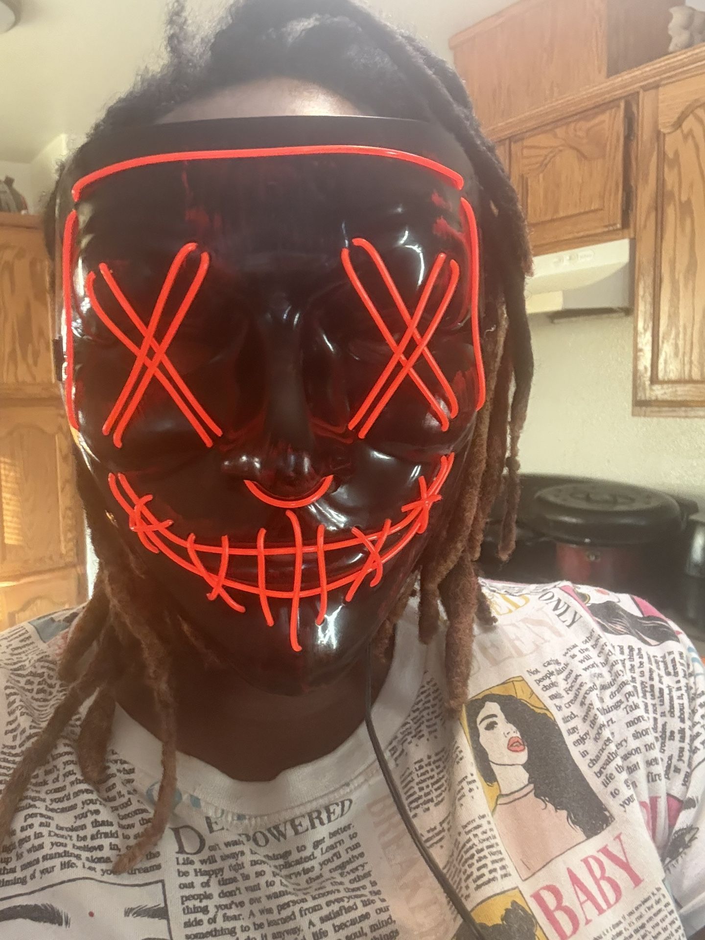Light up mask