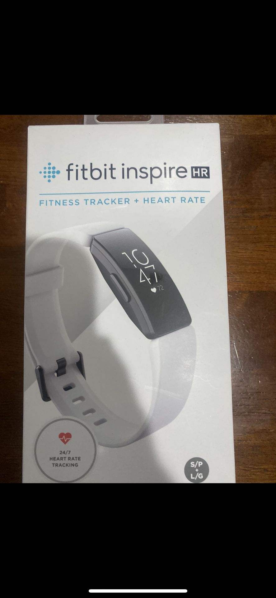 White Fitbit Inspire HR