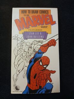 How To Draw Comics The MARVEL WAY, Vintage VHS Tape