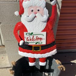 Christmas 🎄 Garden Stake (Santa )