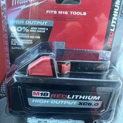 Mikwaukee M18 Xc6.0 Battery 