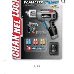 Chan Nel Lock Rapid Fire Quick Loading Screw Driver
