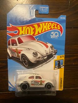 White Bug Hot wheels