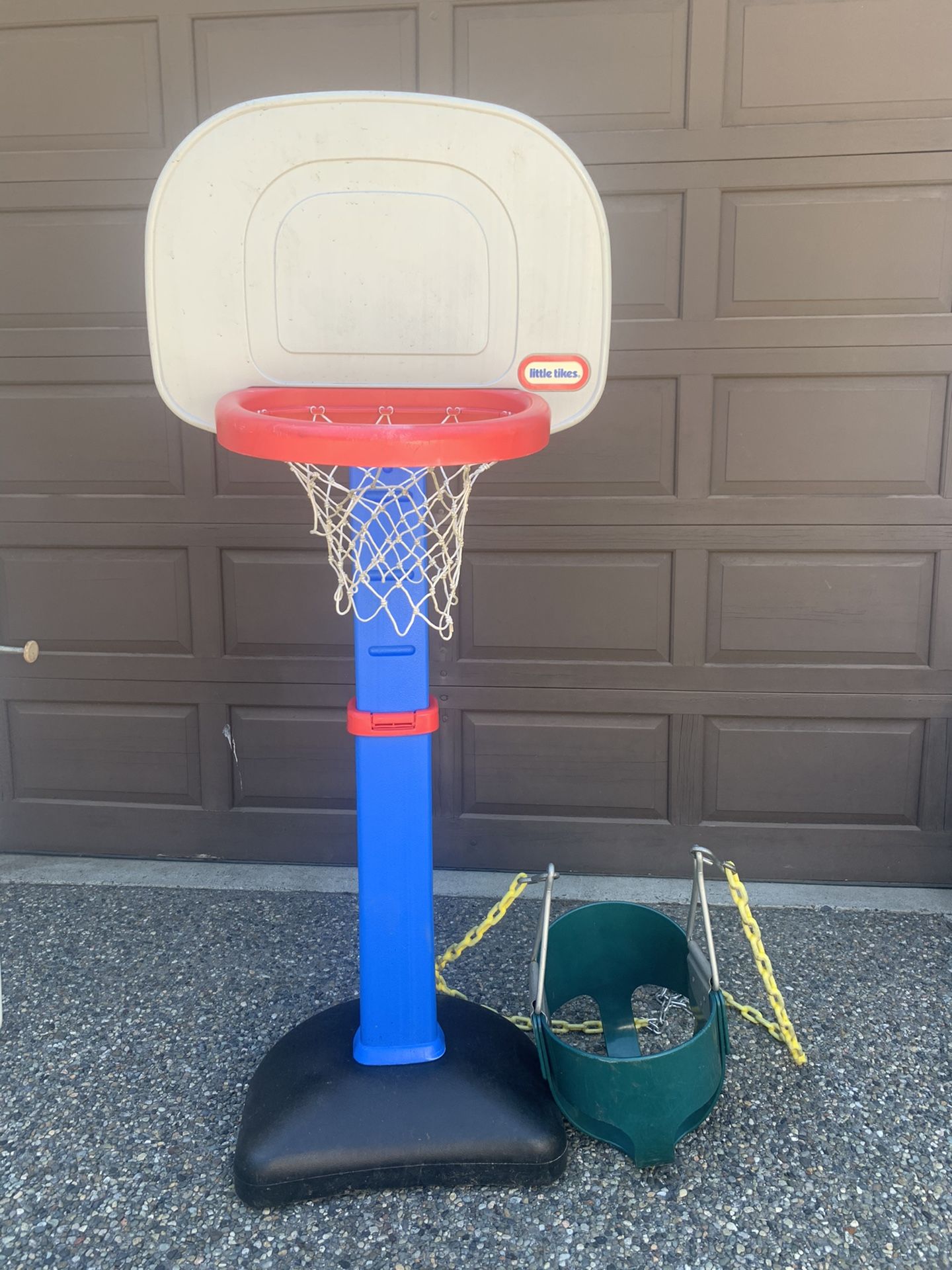 Little Tikes Basketball Hoop & Baby Swing