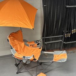 Reclining Chair With Umbrella 