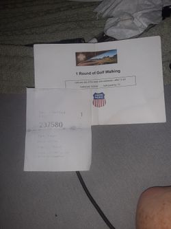 One Round Of Golf And Large Bucket Of Range Balls