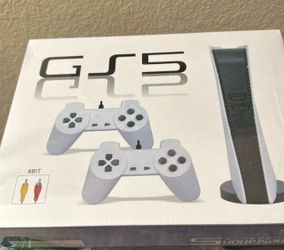 GS5 8-Bit Retro Game Console with 2 Controllers