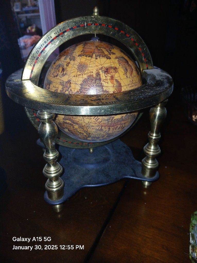 Zodiac Antique Globe