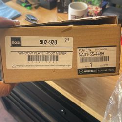 Miata Window Plate Oem New