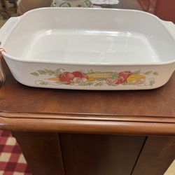 Corningware Garden Harvest Roaster Lasagna Baker 