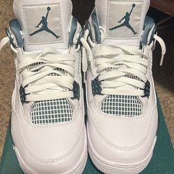 Oxidized Green Jordan 4 Size 8.5 Worn Once Original Box