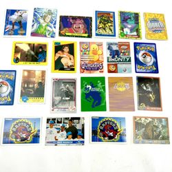 21 PC Trading Card Lot Pokemon, TMNT, Batman Forever, GI Joe Etc.