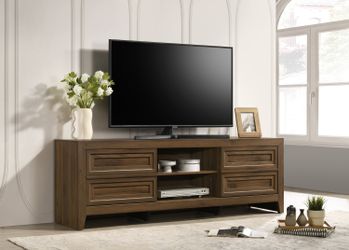 LORRAINE TV STAND BROWN