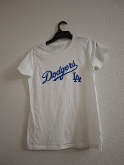 LA Dodgers White Graphic T-Shirt