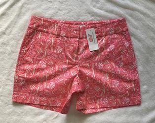 VINEYARD VINES WOMAN PINK SHELLS SHORT