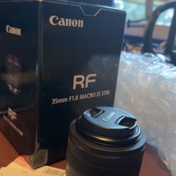 Canon RF35mm F1.8 is Macro STM Lens, Black