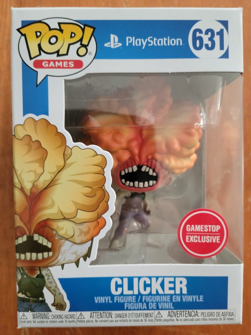 Playstation The Last Of Us Clicker Gamestop Exclusive Funko Pop
