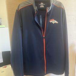Broncos Jacket- Lightweight Fleece EUC