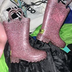 Botas 👢 De Lluvia Para Niña 