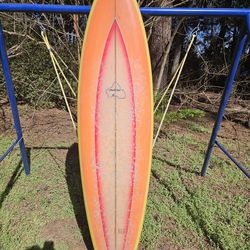 Authentic Surfboards Hawaii 7-Foot Gun- Vintage Mark Slingerland Shaped- One of a Kind