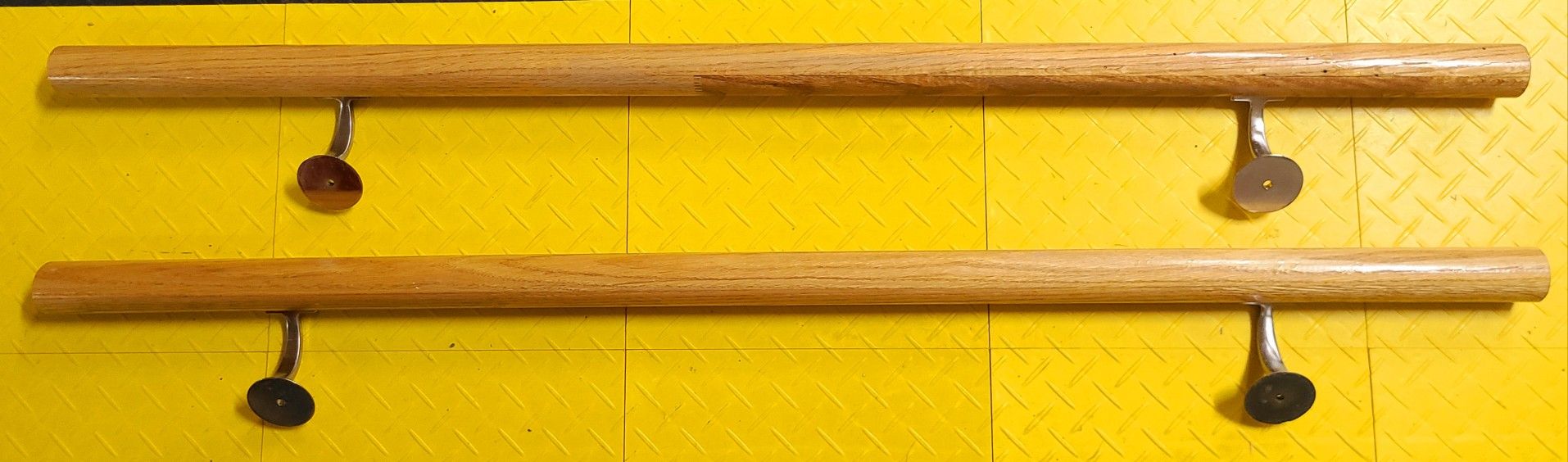 Two Wooden Handrails