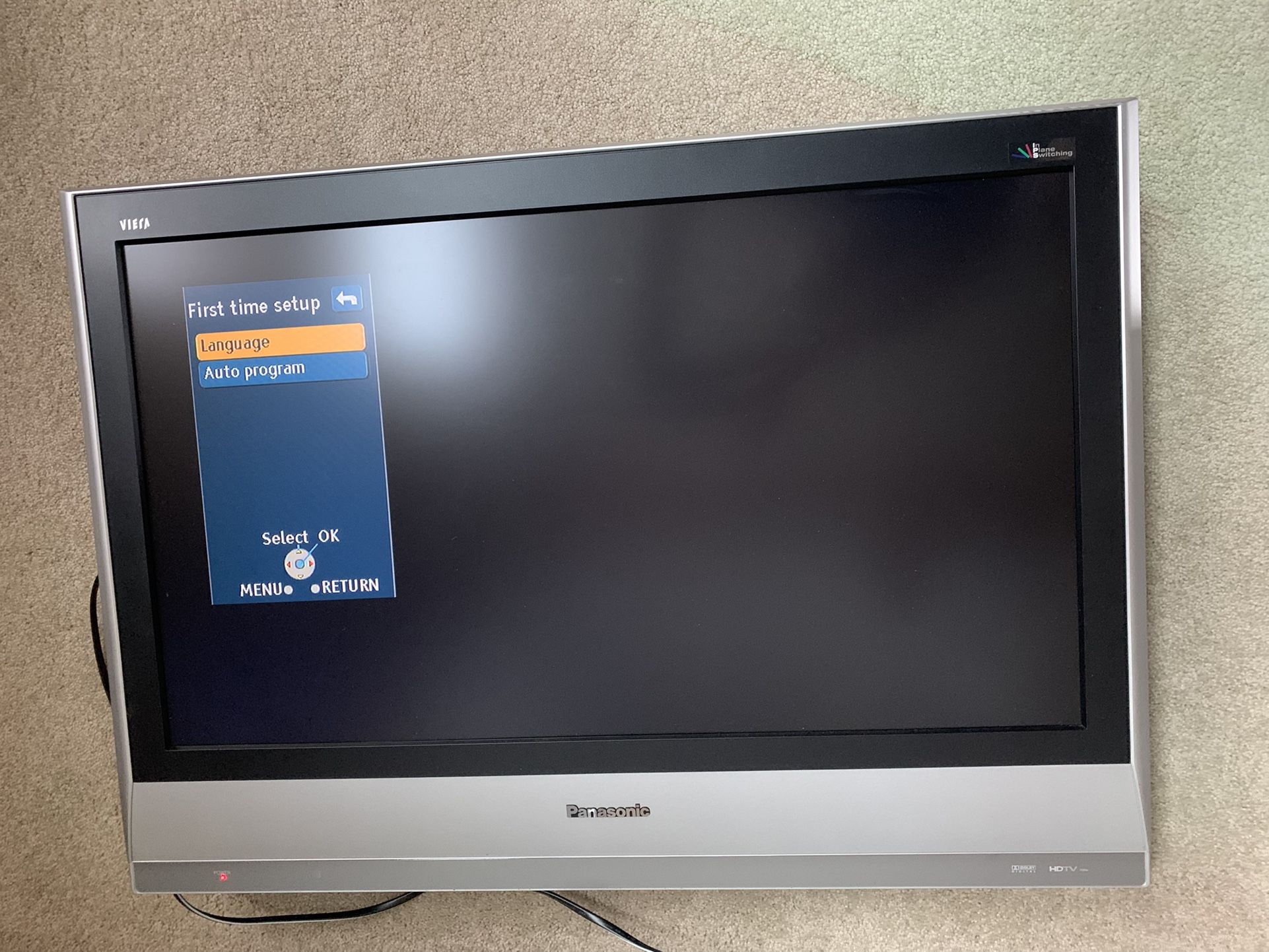 TV 32” With Remote and Manual! Panasonic
