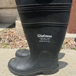 Lacrosse Rubber Boots Steel Toe Safety PT91 USA Men Size 6