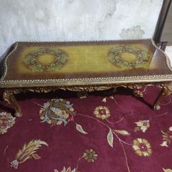 Antique French Gold Table