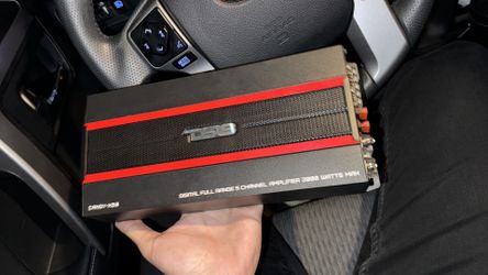 5 CHANNEL AMPLIFIER 2022 WATTS MAX Car Audio