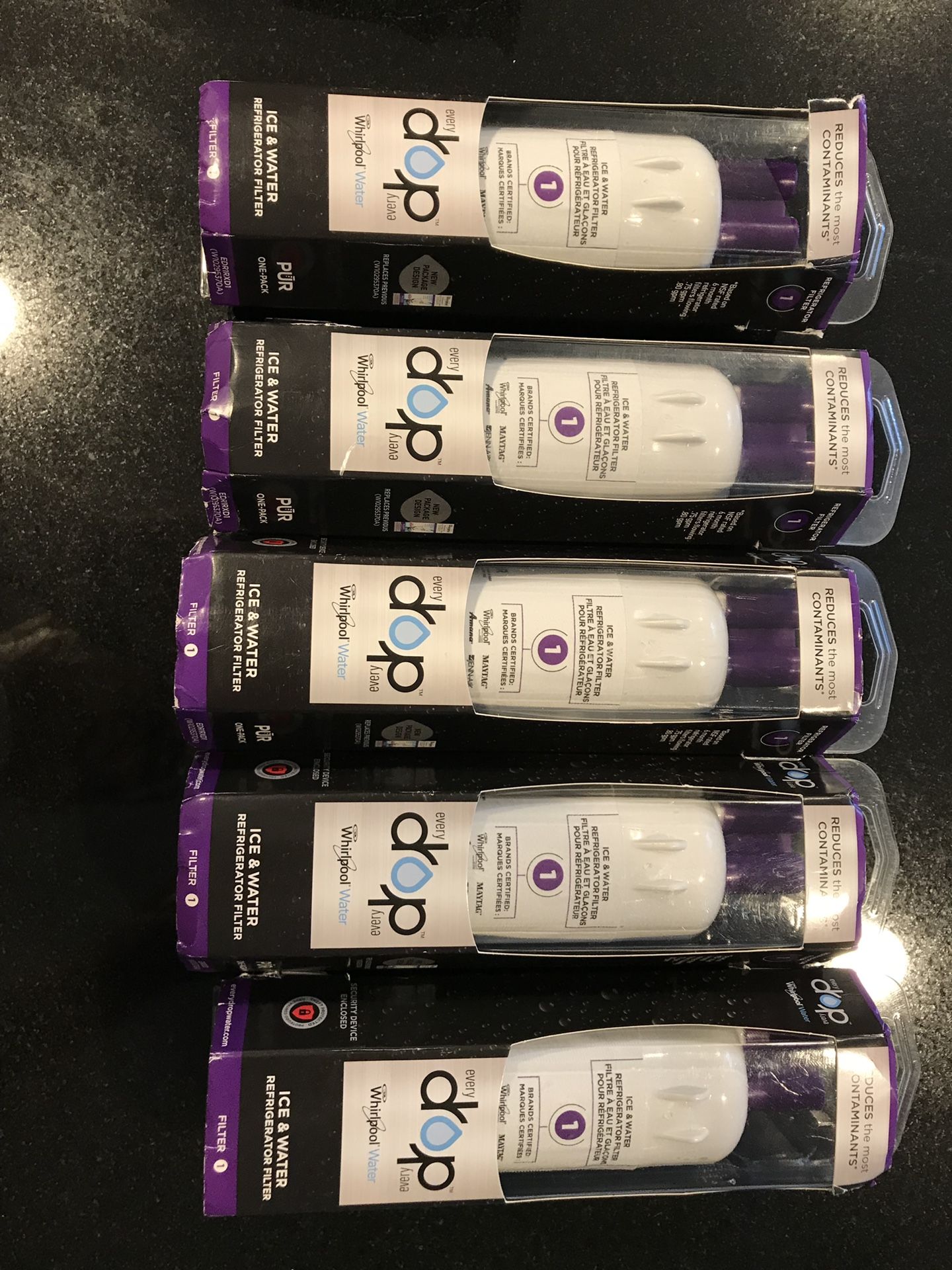5 “RFC 0800A” Refrigerator Water Filters